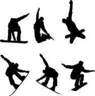 Snowboarding Silhouette
