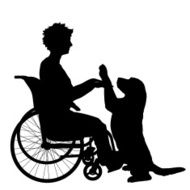 Vector silhouette of a woman N1134