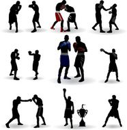 Boxing Silhouette N3