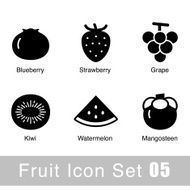 Fruit flat icon design N5