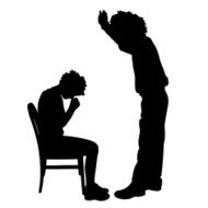Vector silhouette of couple N189