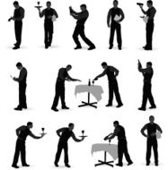 Waiter Silhouette N2