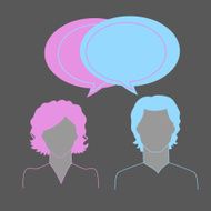 Man and woman avatars N3
