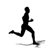 Running silhouettes N2