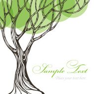 Paper tree vector illustration N3