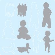 Family Silhouettes 1 (vector) N2