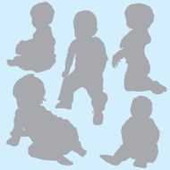 Family Silhouettes 2 (vector) N2