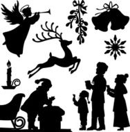 Christmas Silhouettes N8