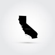 Map of the U S state California