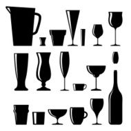 Drink glasses set
