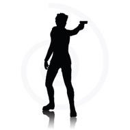 man with a gun