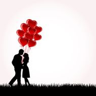 Couple with Balloons N2