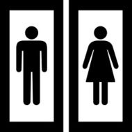 Toilet icon great for any use Vector EPS10
