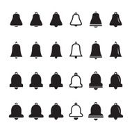 Bell icon set