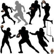 Football Silhouettes N2