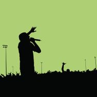 Rock Concert Silhouette #01