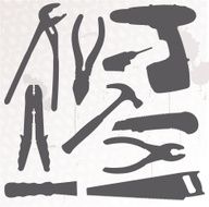 Silhouette Tool Set Two - Illustration