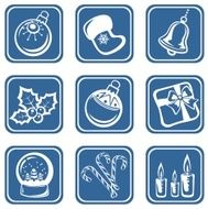 Christmas icons set N125