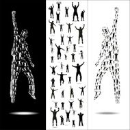 Silhouettes for sport and concerts