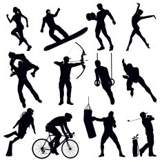 Mixed Sport Silhouettes N2
