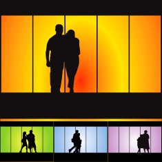 Couples silhouettes