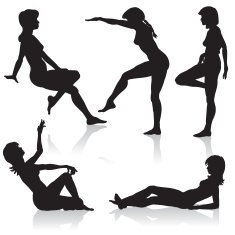 Women silhouettes N52