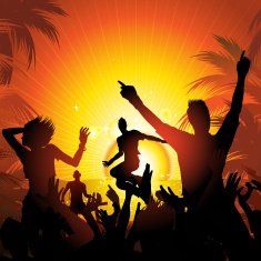 Summer beach party