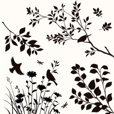 Birds and twigs