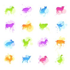 Stains Icons - Farm Animals