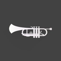 Music wind instruments icon
