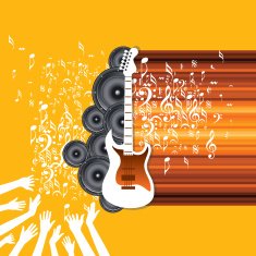 Abstract musical background N5