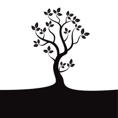 Black vector Tree N7
