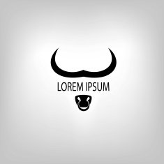 icon of cow or bull head
