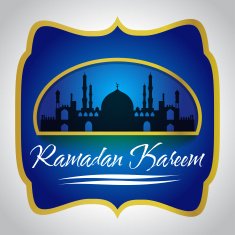Ramadan Kareem Vector Illustration Greeting Card