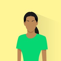 profile icon female african american avatar woman N2