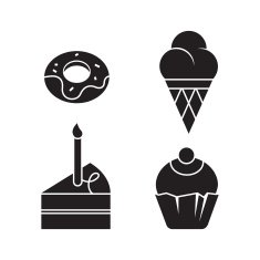 Sweets Silhouettes