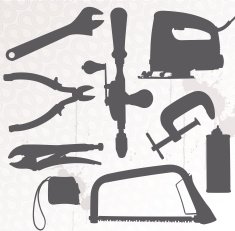 Silhouette Tool Set One - Illustration