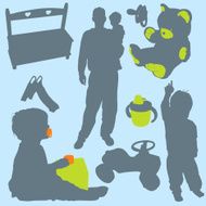 Family Silhouettes 4 (vector) N2