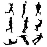 Group of active people N4