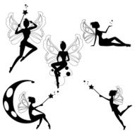 Fairies silhouettes