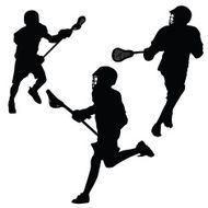 Teen Lacrosse Players