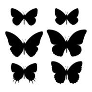 Simple butterfly shapes N2