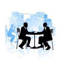 Business people in the park N2