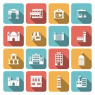 Government buildings icons N5