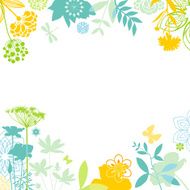 floral frame N229