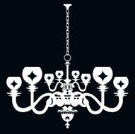 Chandelier Silhouette N4