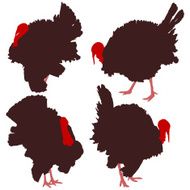 Turkey Silhouettes