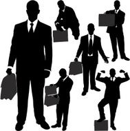 Businessman with Briefcase Series