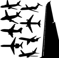 Airplane Silhouette Series