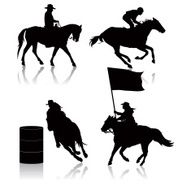 Various Horse Silhouettes N2